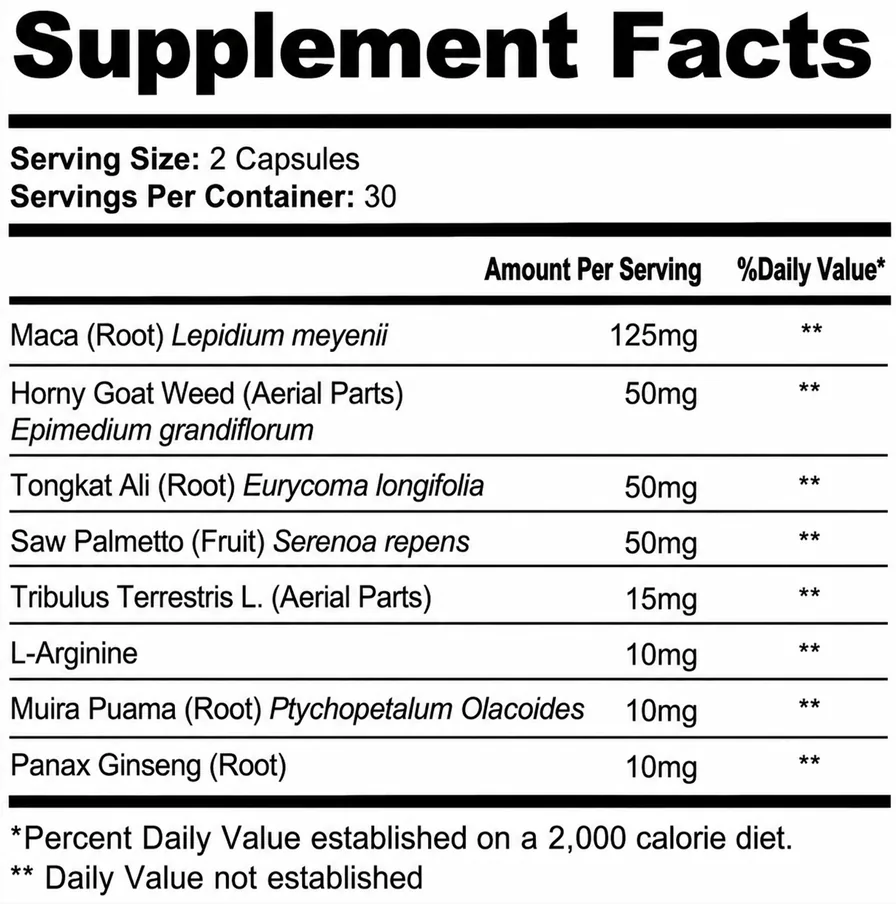 VasoHard supplement facts and benefits